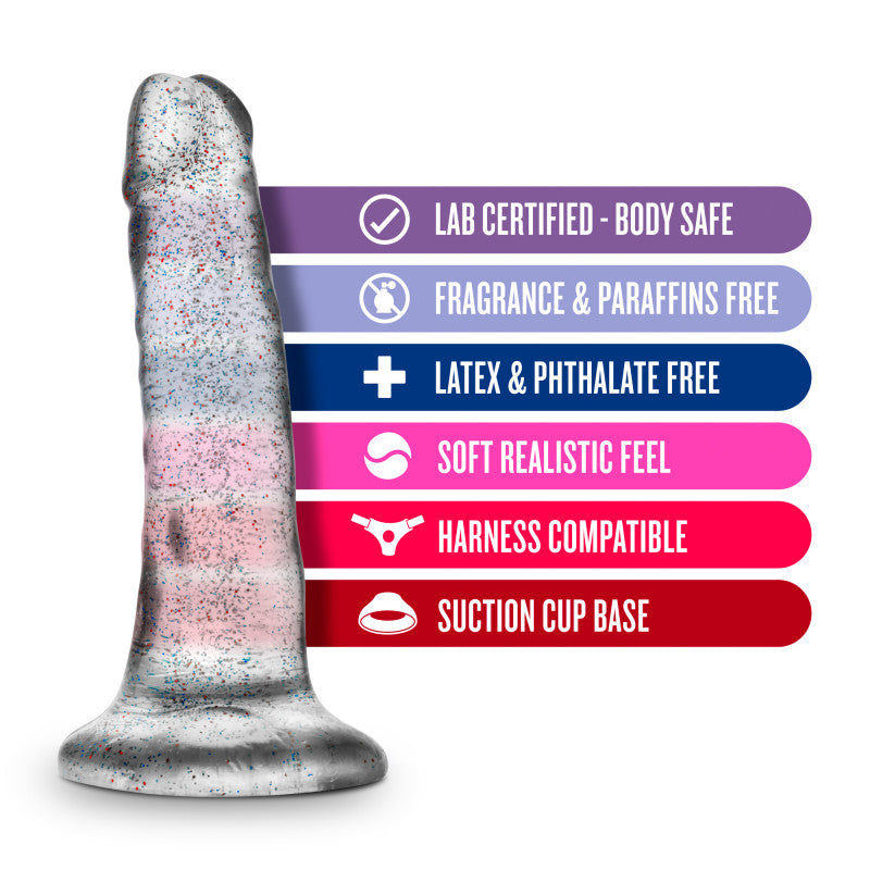 Naturally Yours - 5.5 Inch Glitter - Sparkling Clear