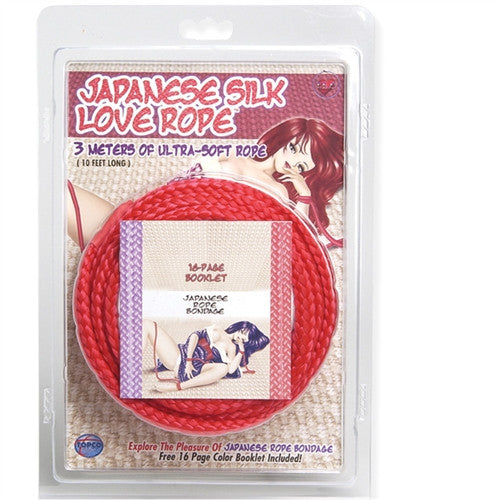 Japanese Silk Love Rope Red 3m/10ft Ts1441-6