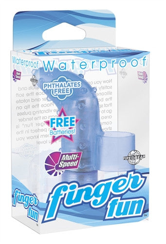 Waterproof Finger Blue