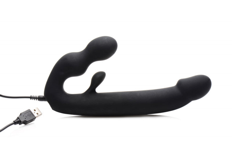 Tri-Volver Rechargeable Strapless Strap On