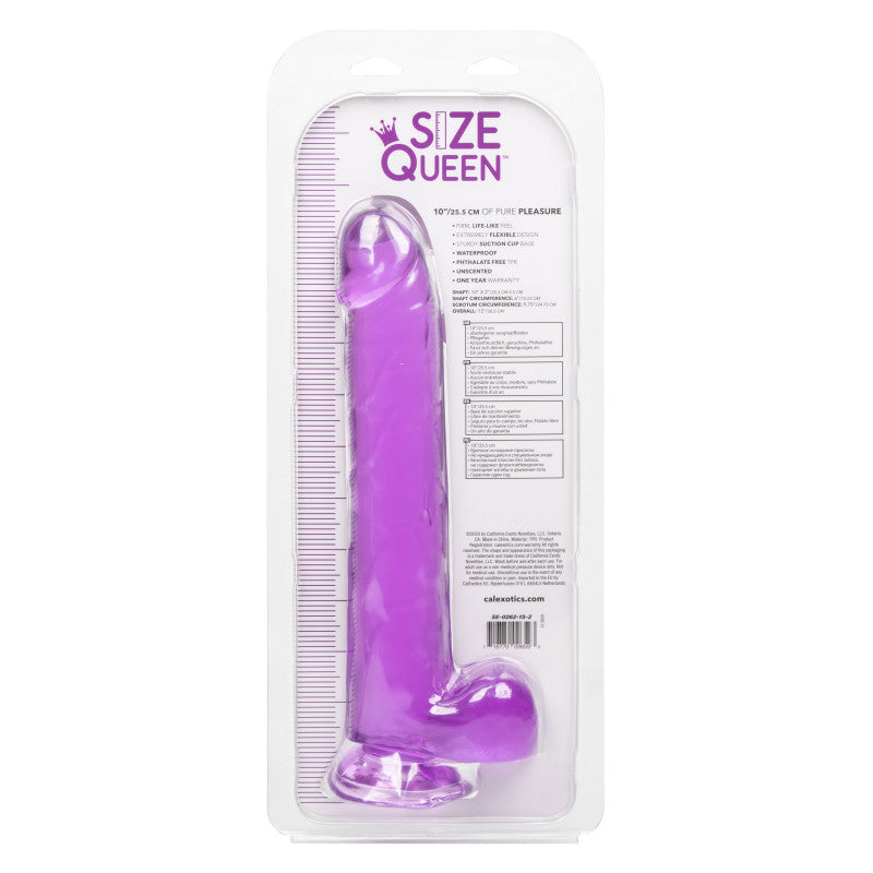 Size Queen 10 Inch- Purple