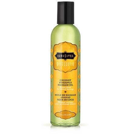 Naturals Massage Oil - Coconut Pineapple - 8 Fl. Oz.