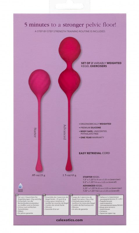 Kegel Training 2-Piece Set - Pink