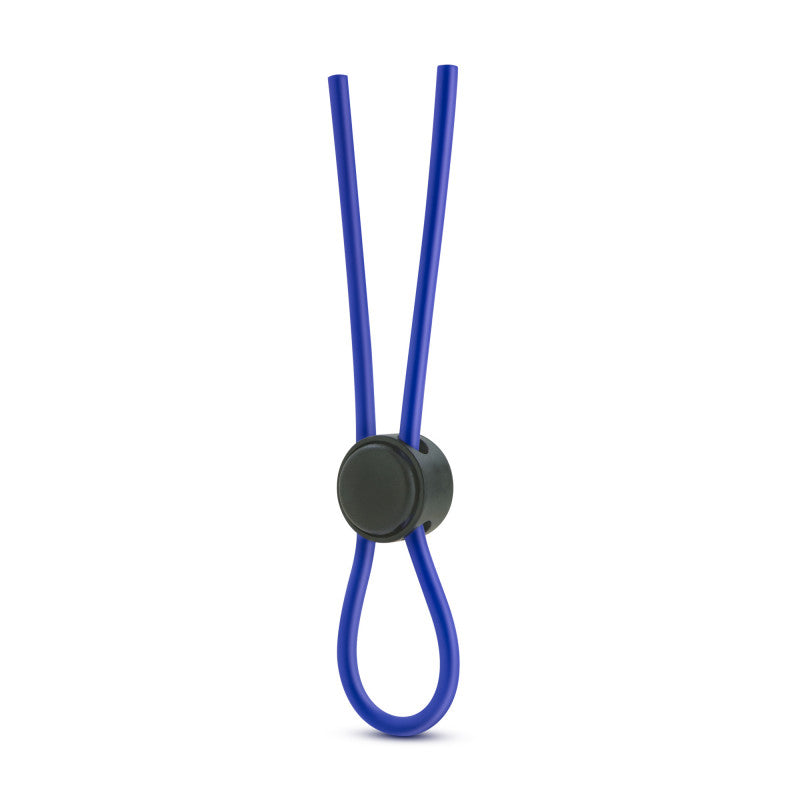 Stay  - Silicone Loop  Ring - Blue