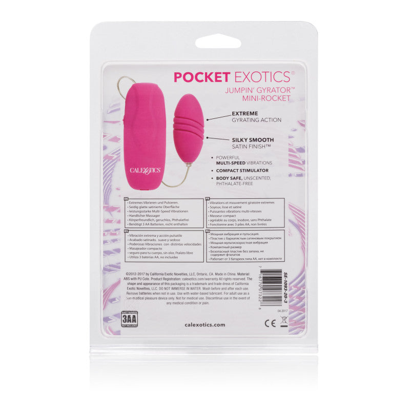 Jumpin Gyrator Mini-Rockets - Pink