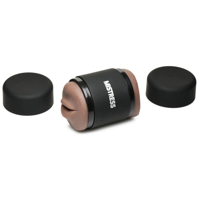 Mistress Double Shot Mouth and  Stroker - Dark