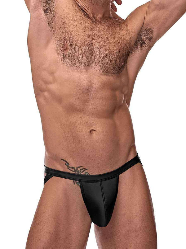 Cage Matte Strappy Ring Jock - S/ M - Black