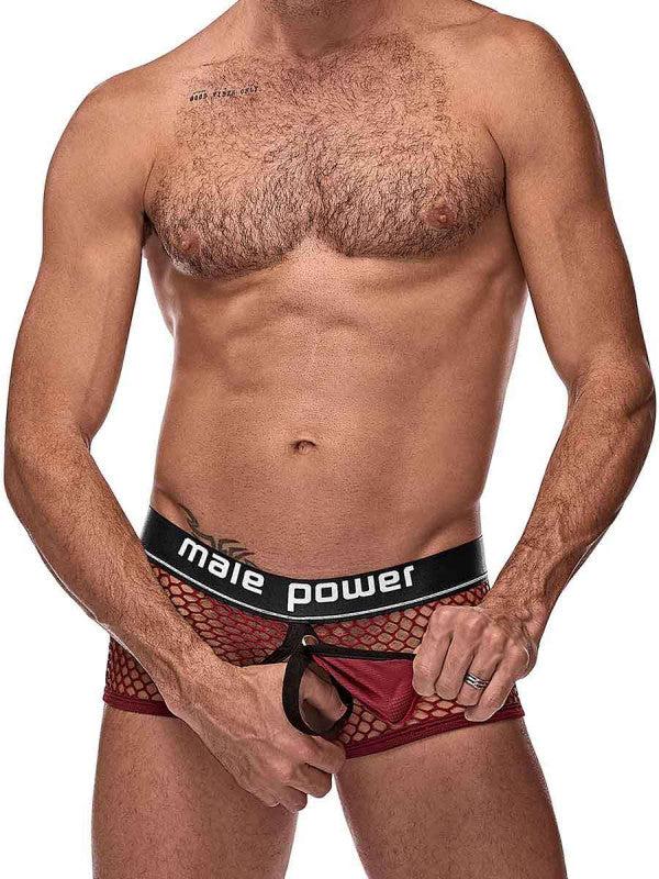 Pit Net Mini  Ring Short - Extra Large - Burgundy