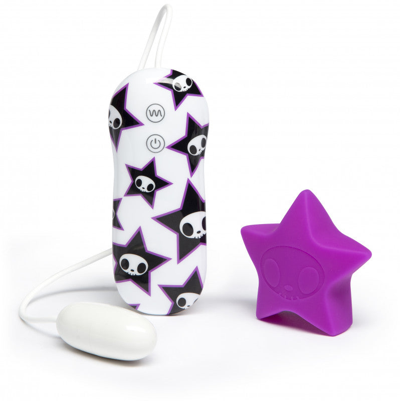 Tokidoki 10 Function Silicone Clitoral Vibrator -  Star - Purple