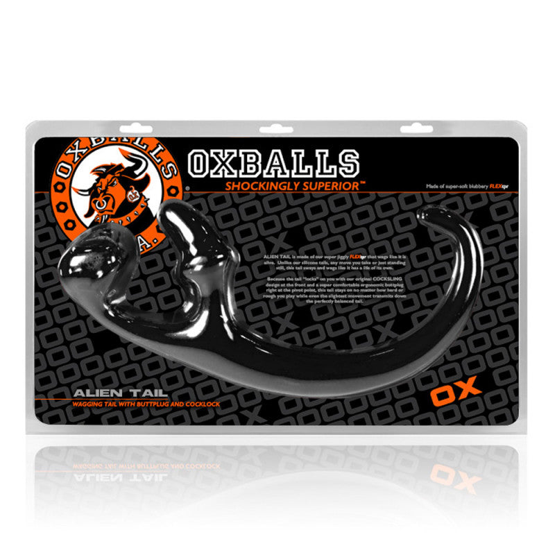 Alien Tail - Tail & Butt Plug + Sling - Black