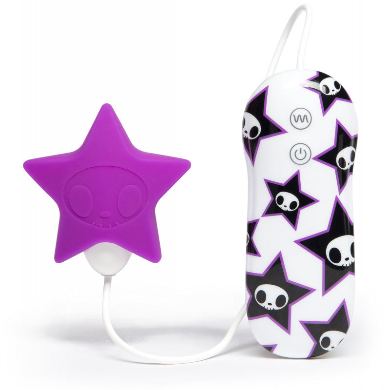 Tokidoki 10 Function Silicone Clitoral Vibrator -  Star - Purple