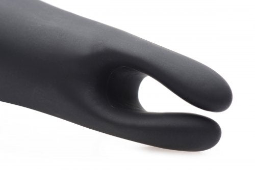 Dual Diva 2 in 1 Silicone Massager- Black