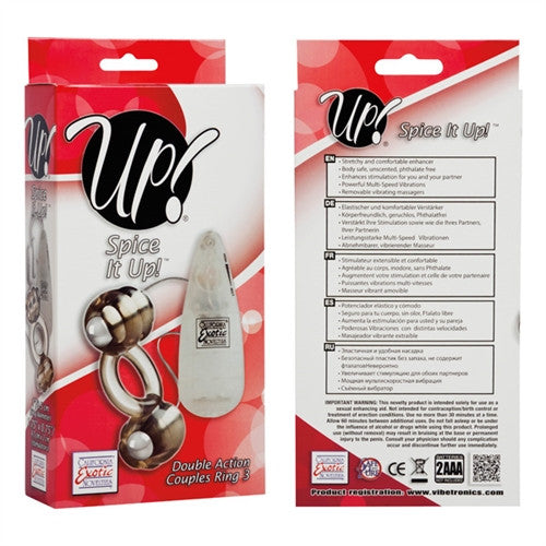 Up Spice It Up Double Action Couples Ring 3 - Smoke