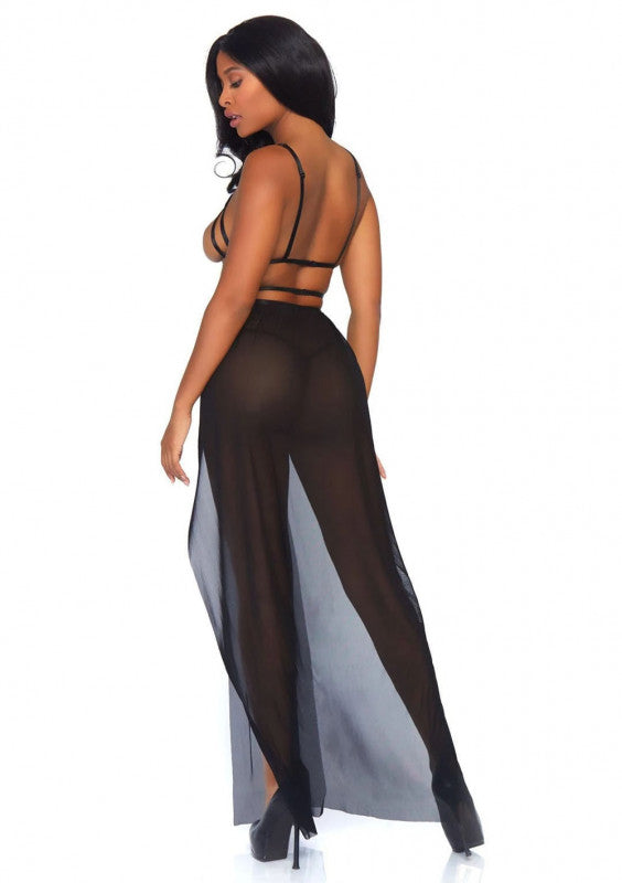 Maxi Dress Set - Black - S/m