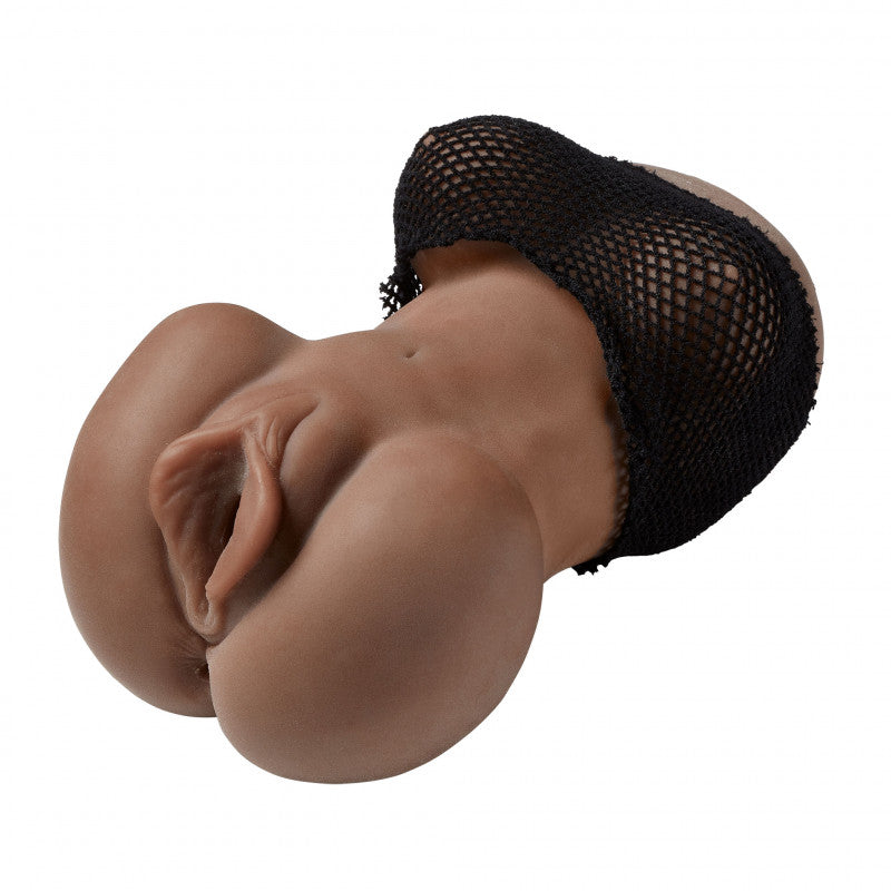 Cloud 9 Mini Body Dual Stroker Pleasure  and Rear - Brown