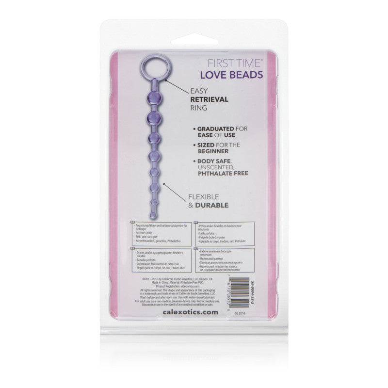 First Time Love Beads Purple