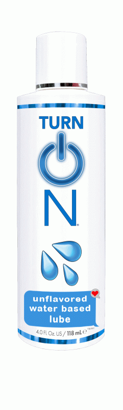 Turn on Unflavored Water Based Lube - 4 Fl. Oz.