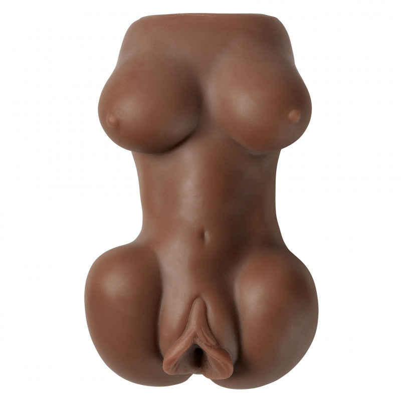 Cloud 9 Mini Body Dual Stroker Pleasure  and Rear - Brown