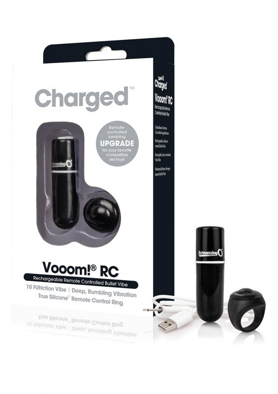Charged Vooom Remote Control Bullet - Black