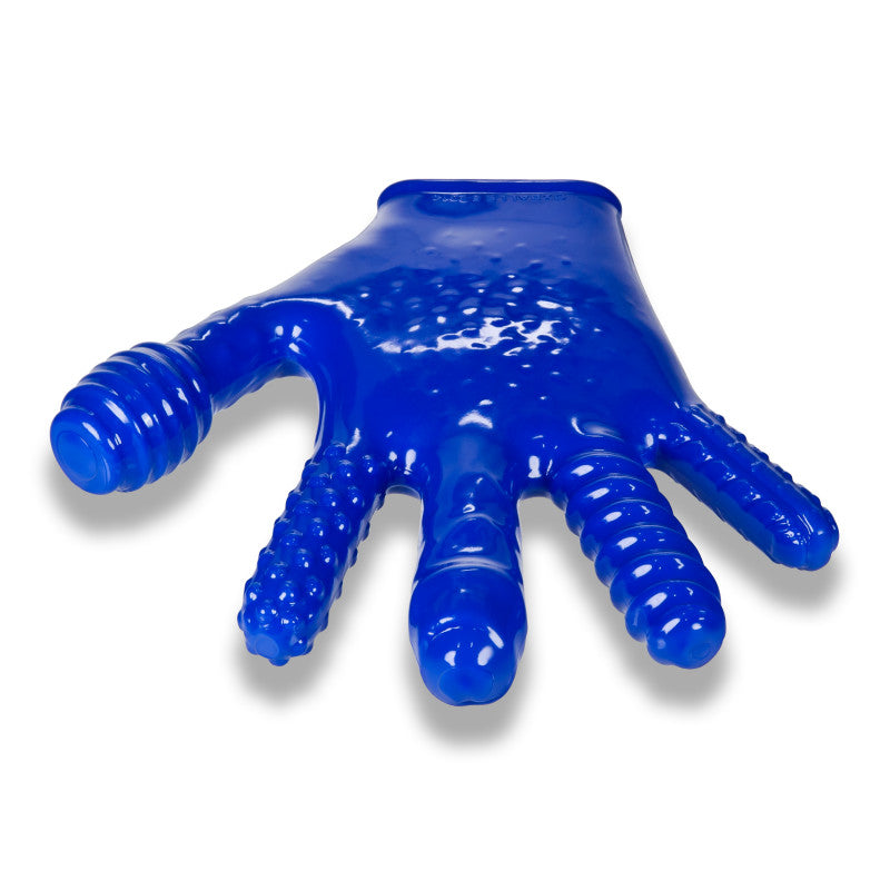 Finger Reversible Jo & Penetration Toy -  Police Blue