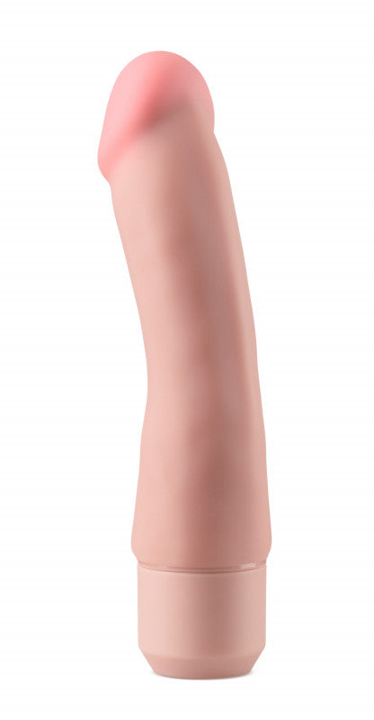 Dr. Skin Silicone  Dr. Steve - 7 Inch Vibrating  - Beige
