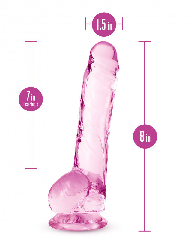 Naturally Yours - 8 Inch Crystalline  - Rose