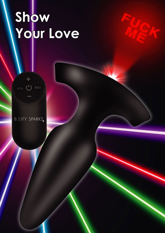 Laser F Me Anal Plug With Remote Control - Small
