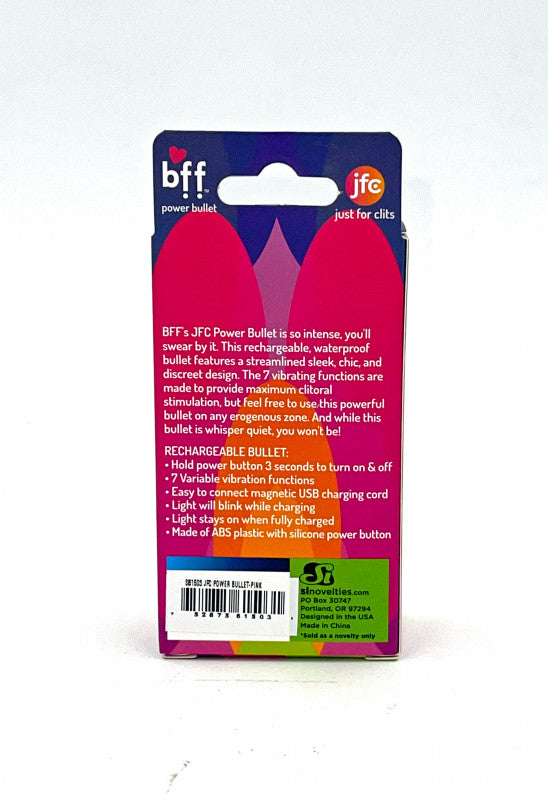 Jfc Rechargeable Power Bullet - Pink