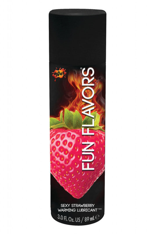 Wet Fun Flavors 4-in-1 Lube - Seductive Strawberry - 4.1 Fl. Oz.