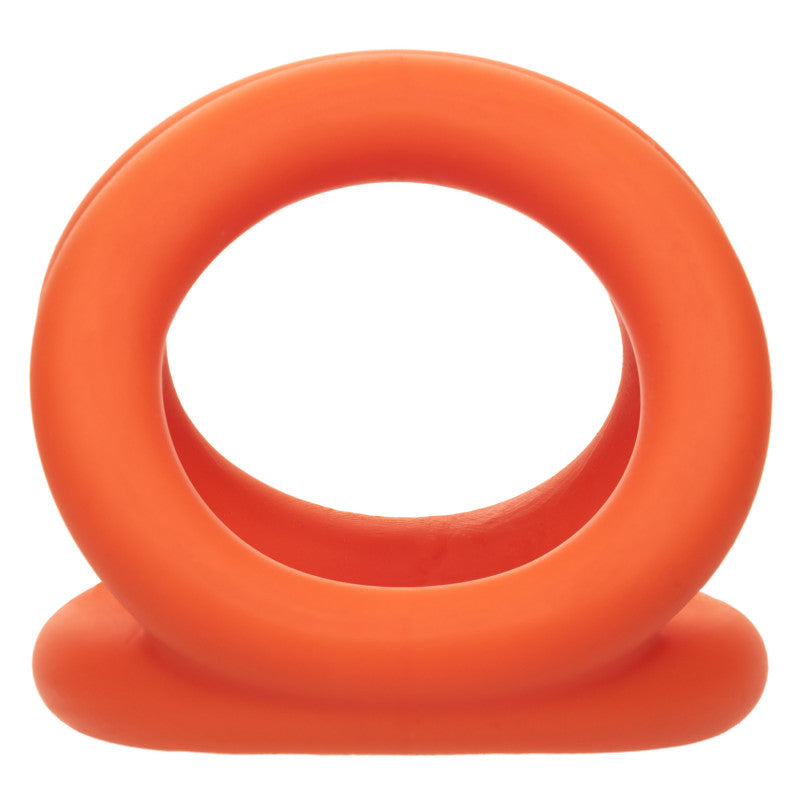 Alpha Liquid Silicone Tri-Ring - Orange