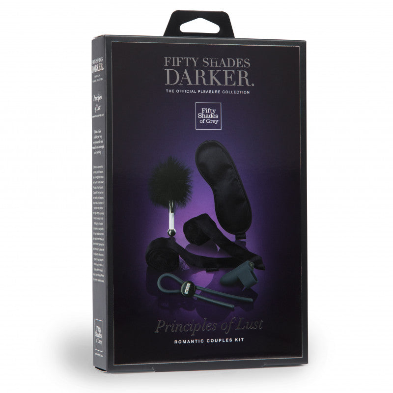 Fifty Shades Darker Principles of Lust Romantic  Couples Kit - Black