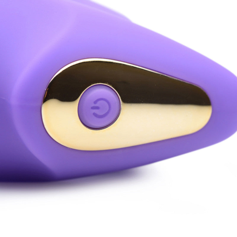 10x G-Tap Tapping Silicone G-Spot Vibrator -  Purple
