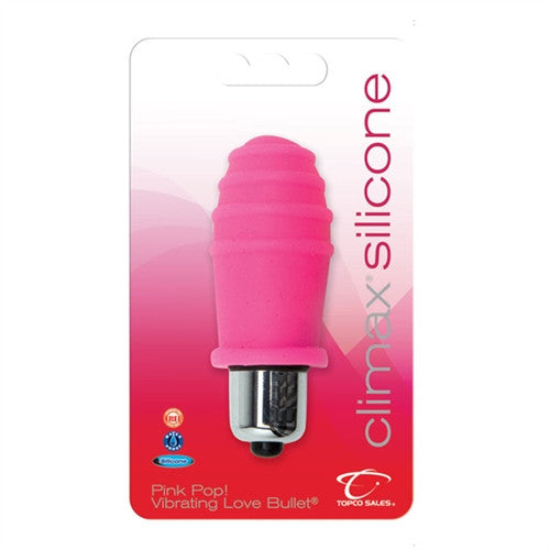 Climax Silicone Vibrating Bullet - Pink Pop!