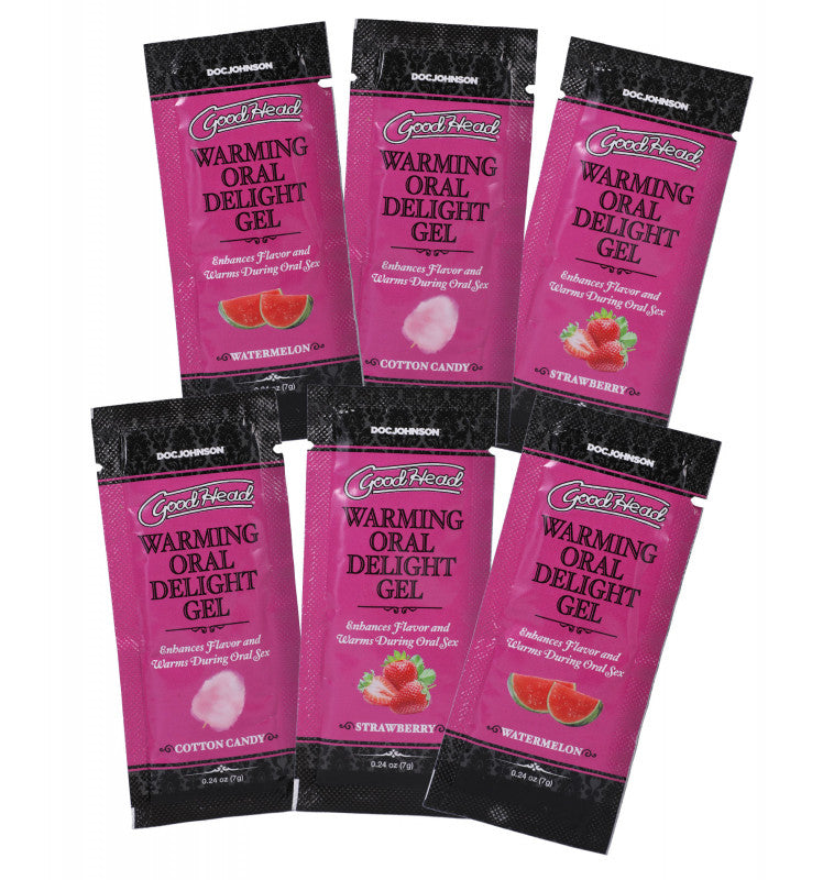 Goodhead - Warming Head  Delight Gel - 6 Pack  - 0.24 Oz