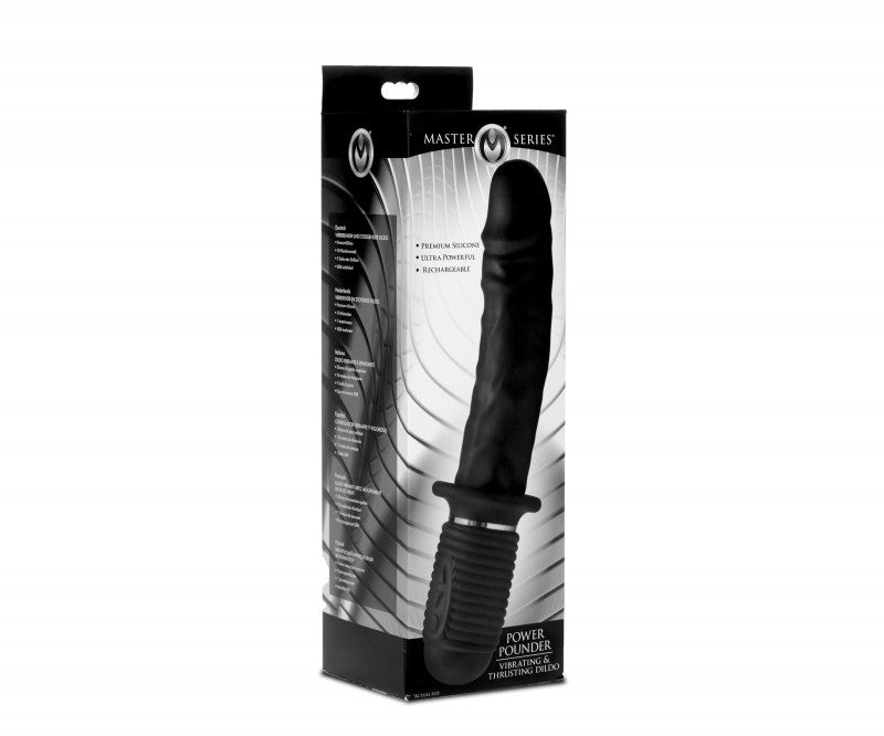Power Pounder Vibrating and Thrusting Silicone