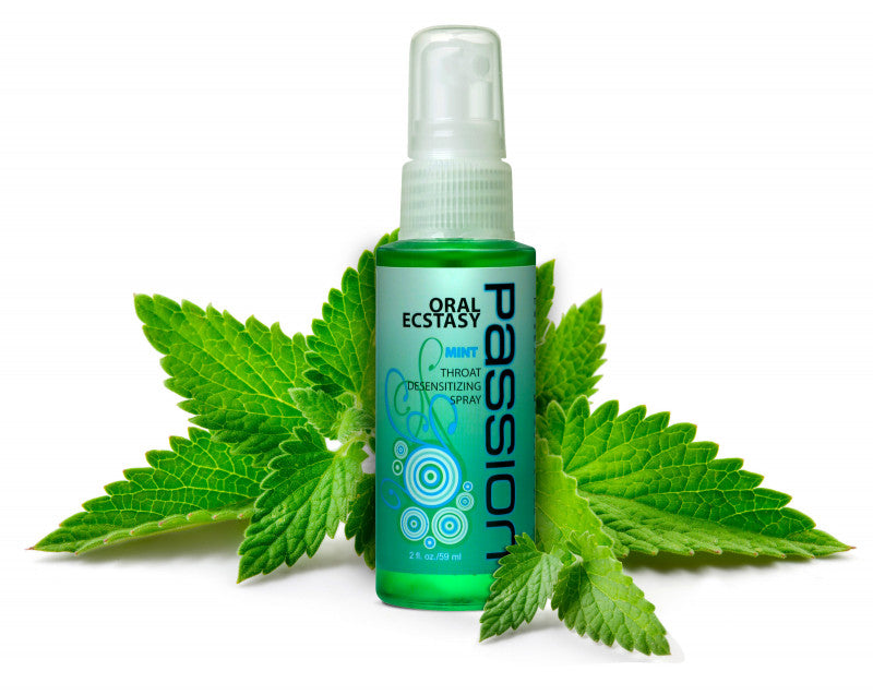 Oral Ecstasy Mint Flavored Deep Throat Numbing Spray - 2 Oz.