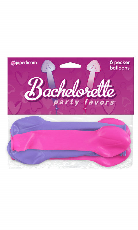 Bachelorette Party Favors - 6 Pecker Balloons
