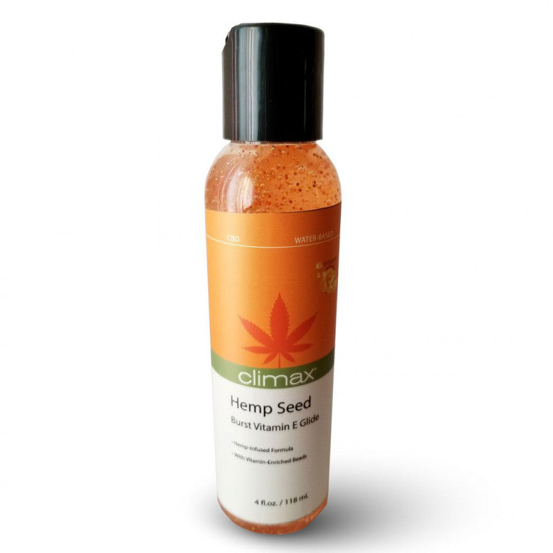 Climax Hemp Seed Burst Vitamin E Glide - 4 Fl. Oz.
