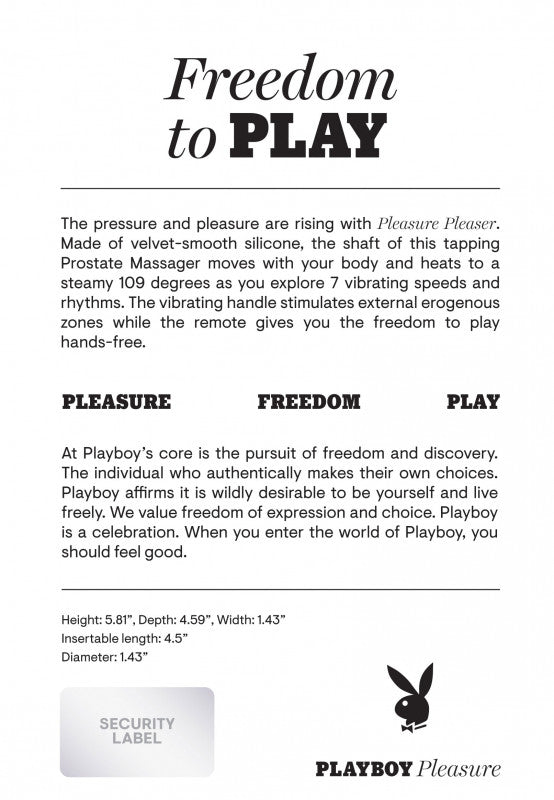 Pleasure Pleaser - Prostate Massager -   Ocean