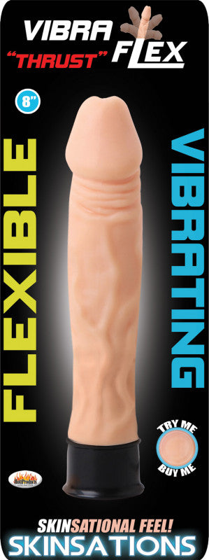 Skinsations Thrust Vibra-Flex Flexible Vibe -  8 Inch