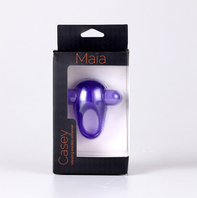 Casey Vibrating Erection  Ring - Purple