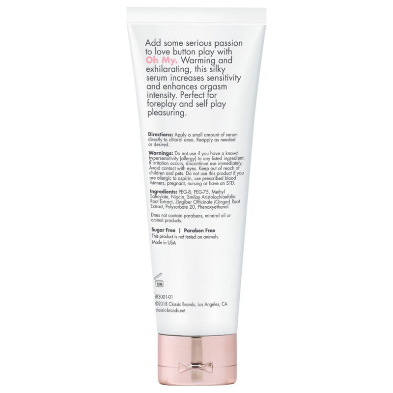 Oh My Clitoral Stimulant Warming 1 Fl Oz.