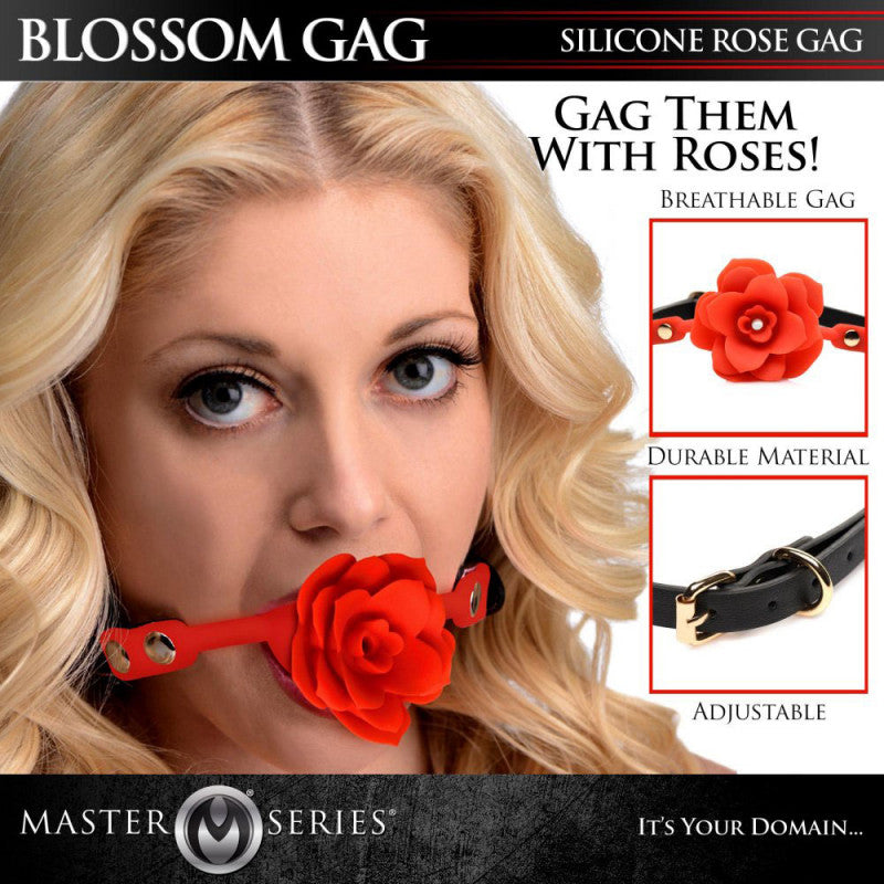 Blossom  Silicone Rose  - Red