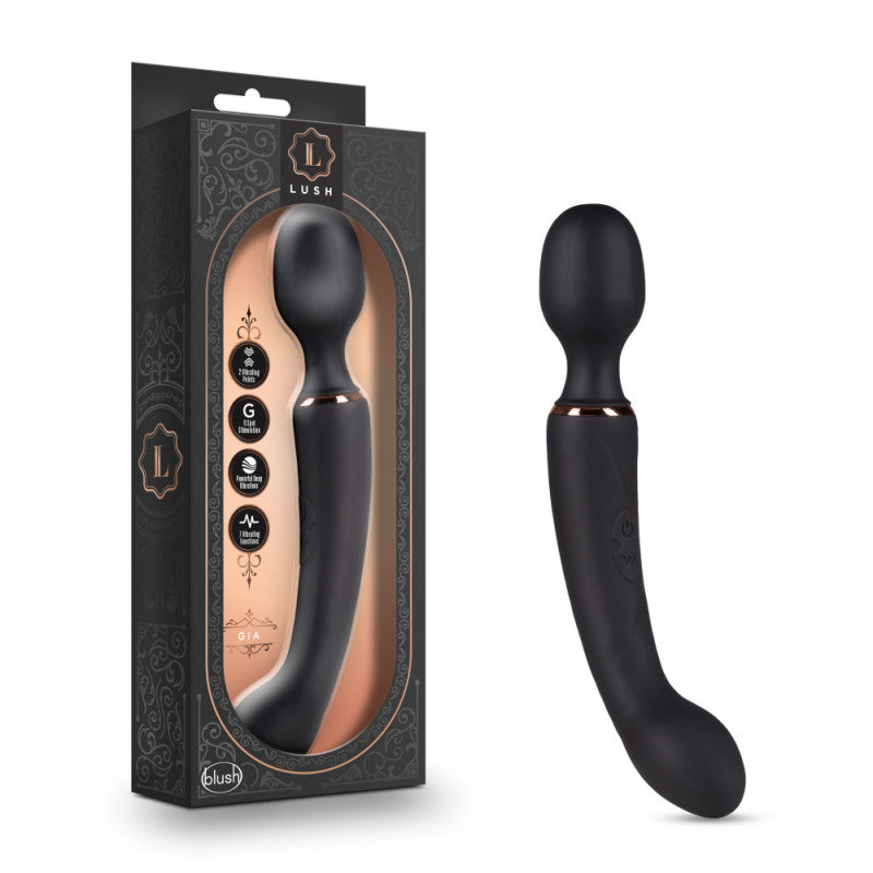 Lush Gia Rechargeable Vibrator – Black