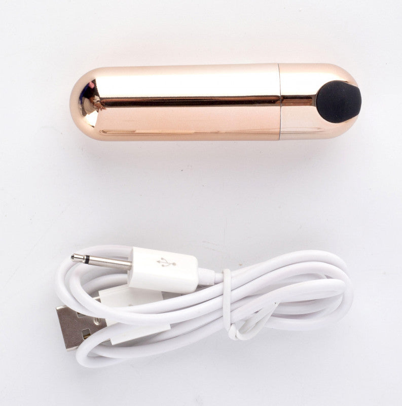 Jayden Vibrating Erection  Ring - Rose  Gold