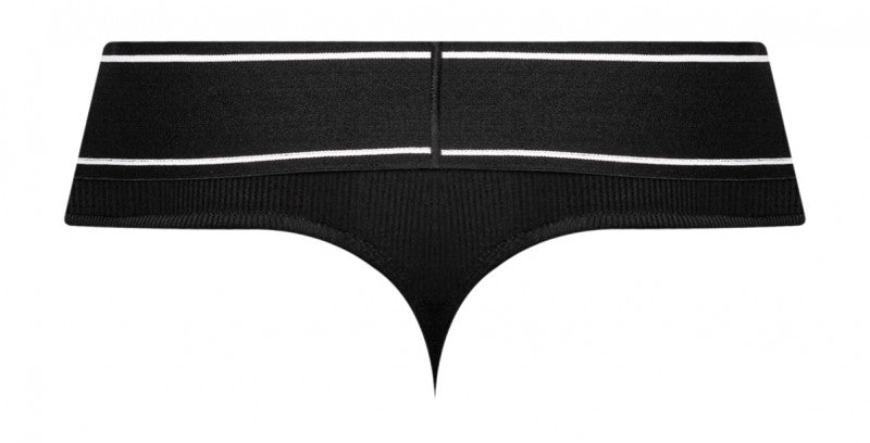Modal Rib Bong Thong - X-Large - Black