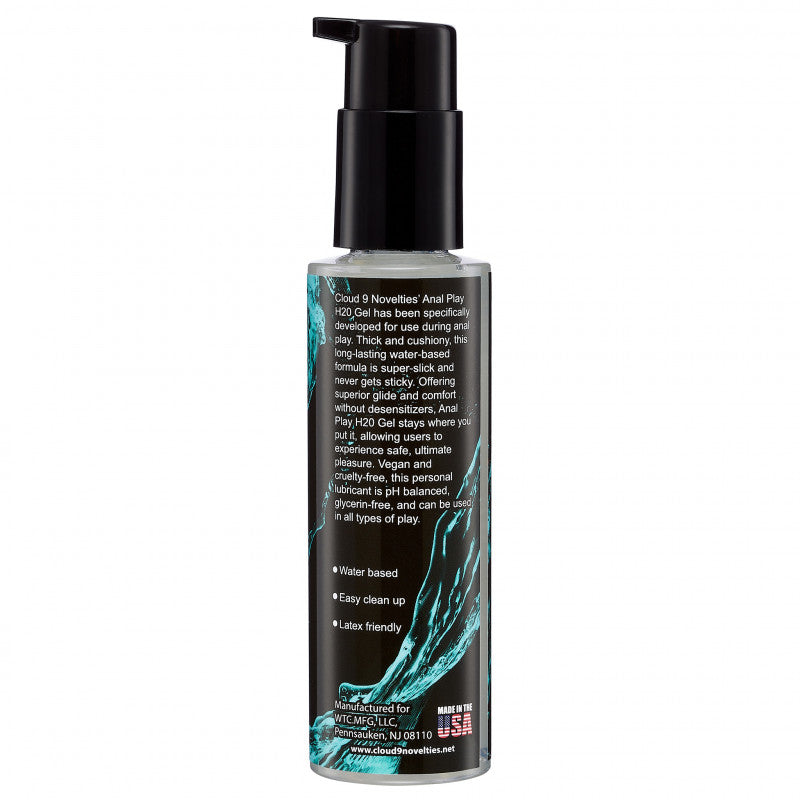 Cloud 9 H20 Anal Play Gel 4 Fl. Oz.