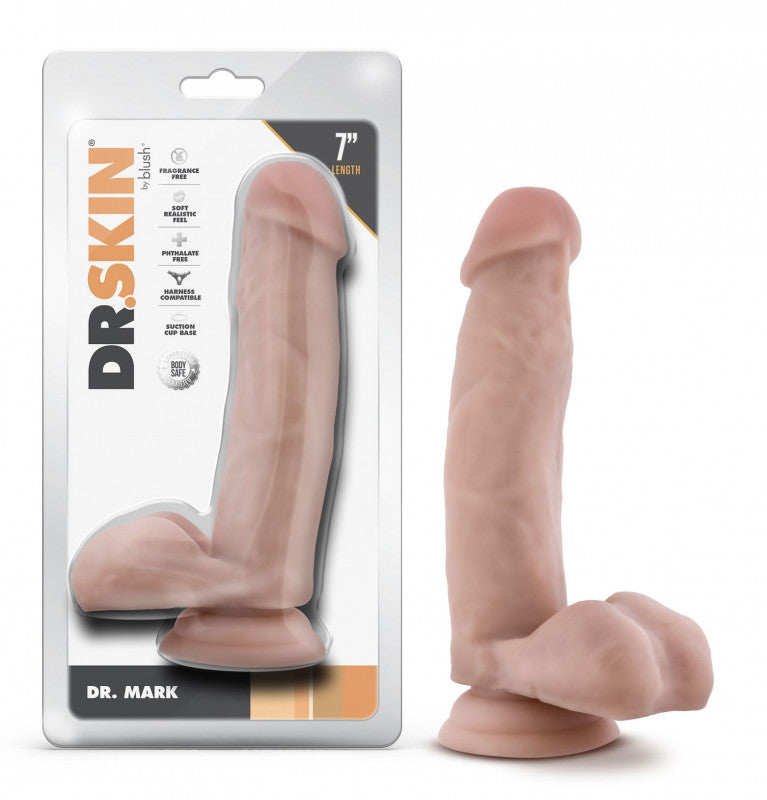 Dr. Skin - Dr. Mark - 7 Inch With Balls -  Beige