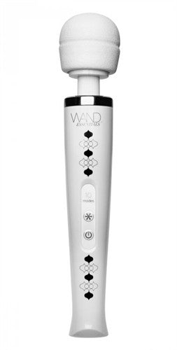 Utopia 10-Function Cordless Rechargeable Wand Massager - White