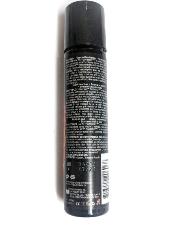 Wet Warming Gel Lubricant - 1 Fl. Oz.
